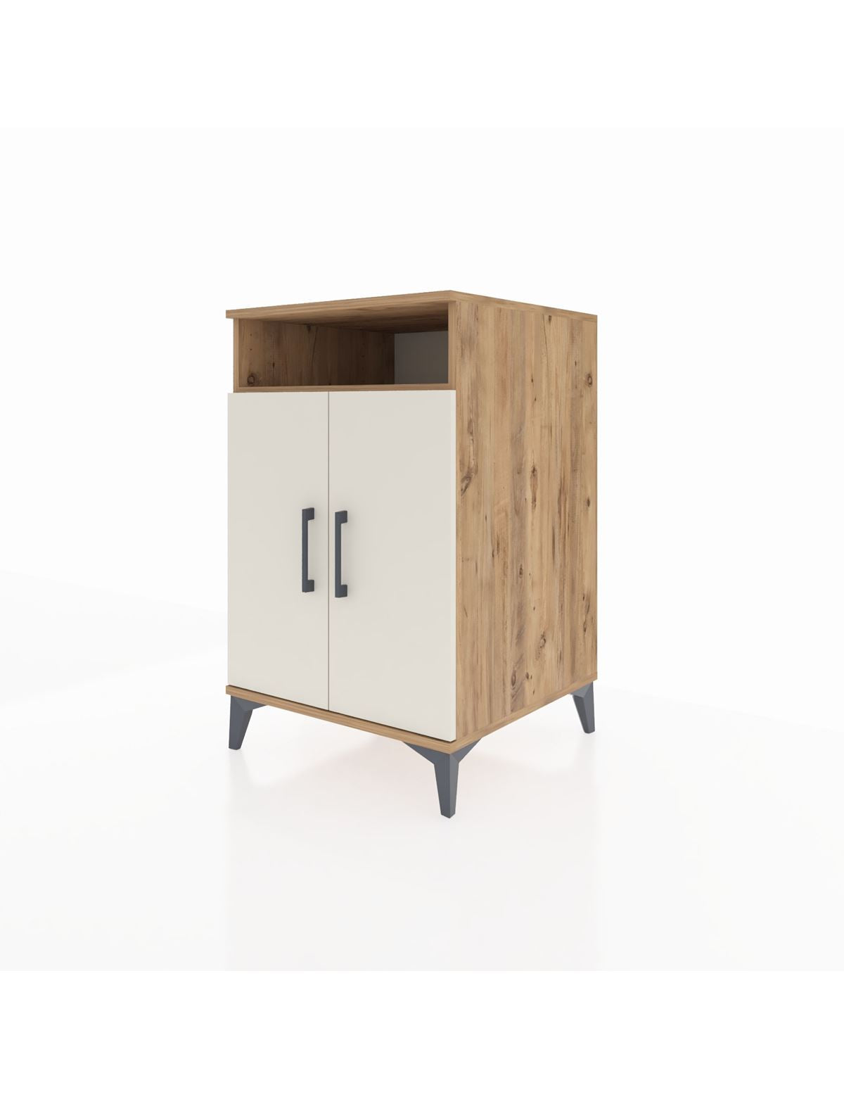 Kronos Komodin 3 Raflı 2 Kapaklı 60x59x96 - S80M043V7C