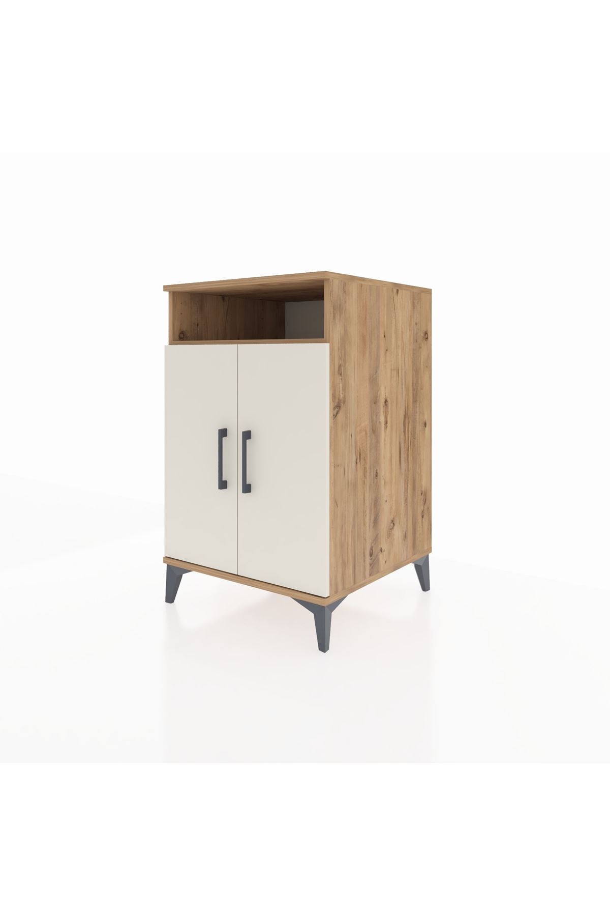 Kronos Komodin 3 Raflı 2 Kapaklı 60x59x96 - S80M043V7C