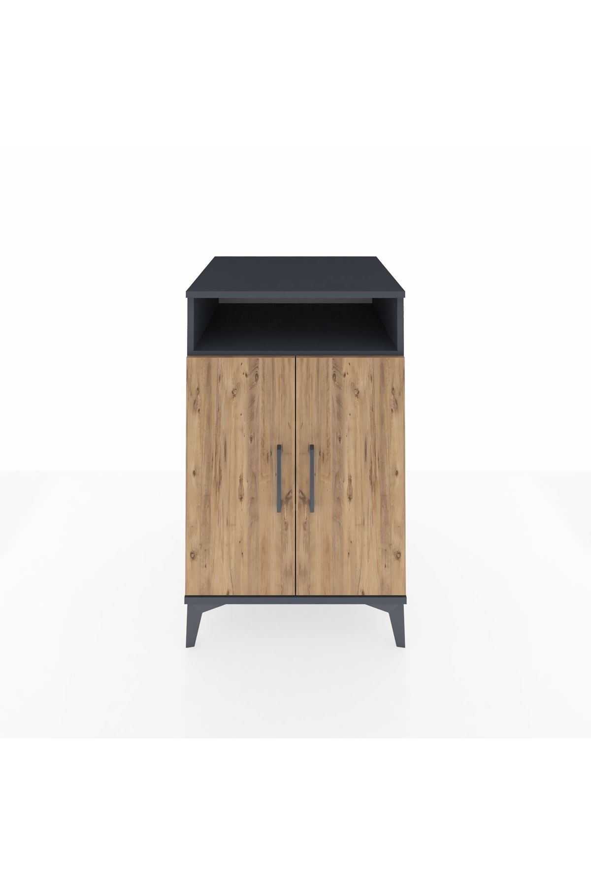 Kronos Komodin 3 Raflı 2 Kapaklı 60x59x96 - S80M043V6C