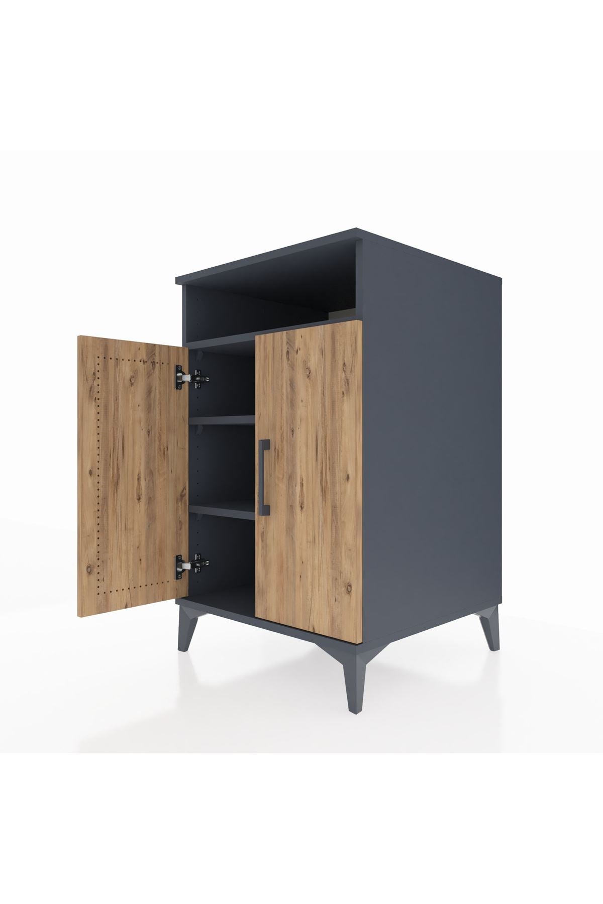 Kronos Komodin 3 Raflı 2 Kapaklı 60x59x96 - S80M043V6C