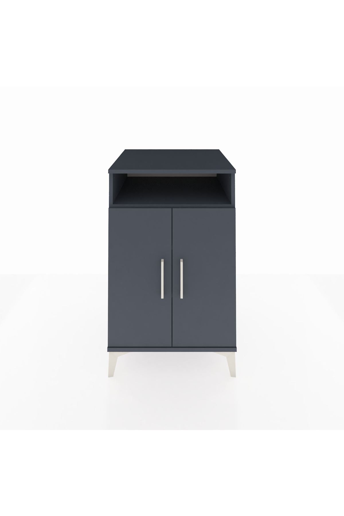 Kronos Komodin 3 Raflı 2 Kapaklı 60x59x96 - S80M043V5C
