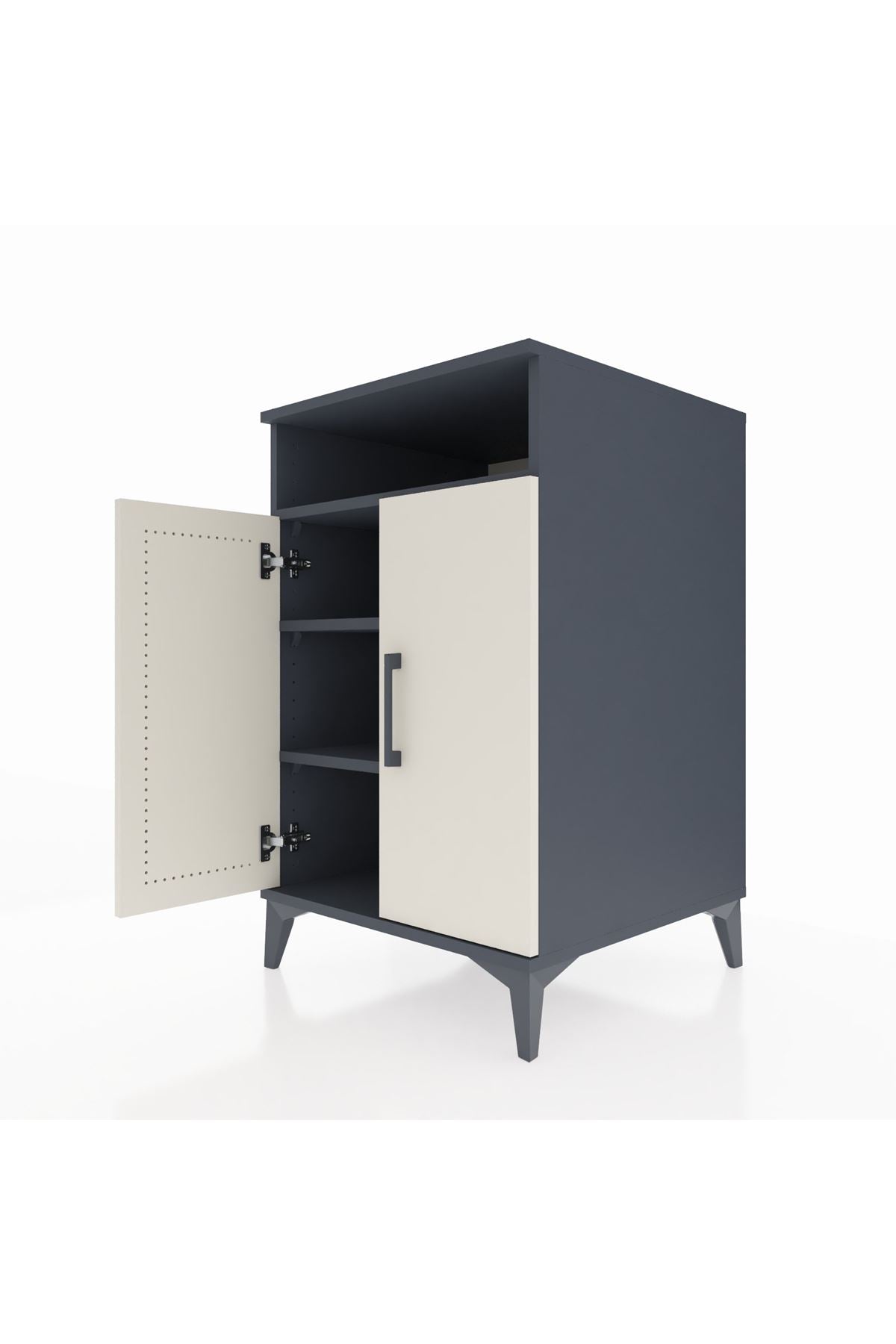 Kronos Komodin 3 Raflı 2 Kapaklı 60x59x96 - S80M043V4C