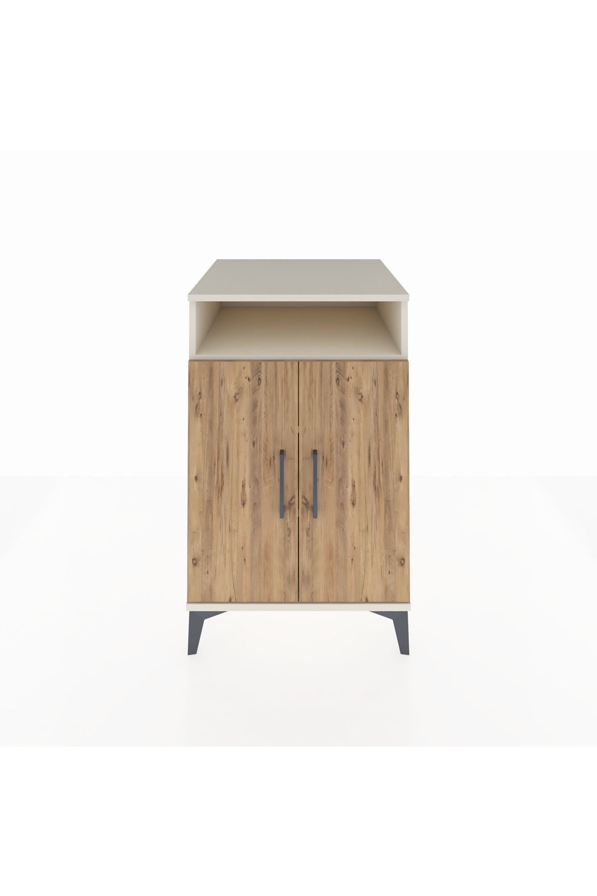Kronos Komodin 3 Raflı 2 Kapaklı 60x59x96 - S80M043V3C