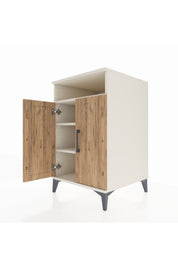 Kronos Komodin 3 Raflı 2 Kapaklı 60x59x96 - S80M043V3C