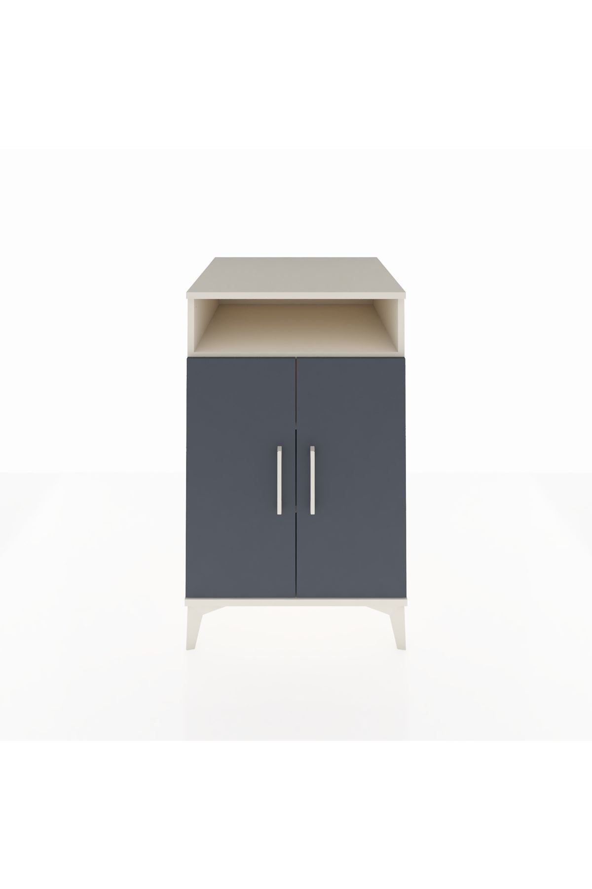 Kronos Komodin 3 Raflı 2 Kapaklı 60x59x96 - S80M043V2C