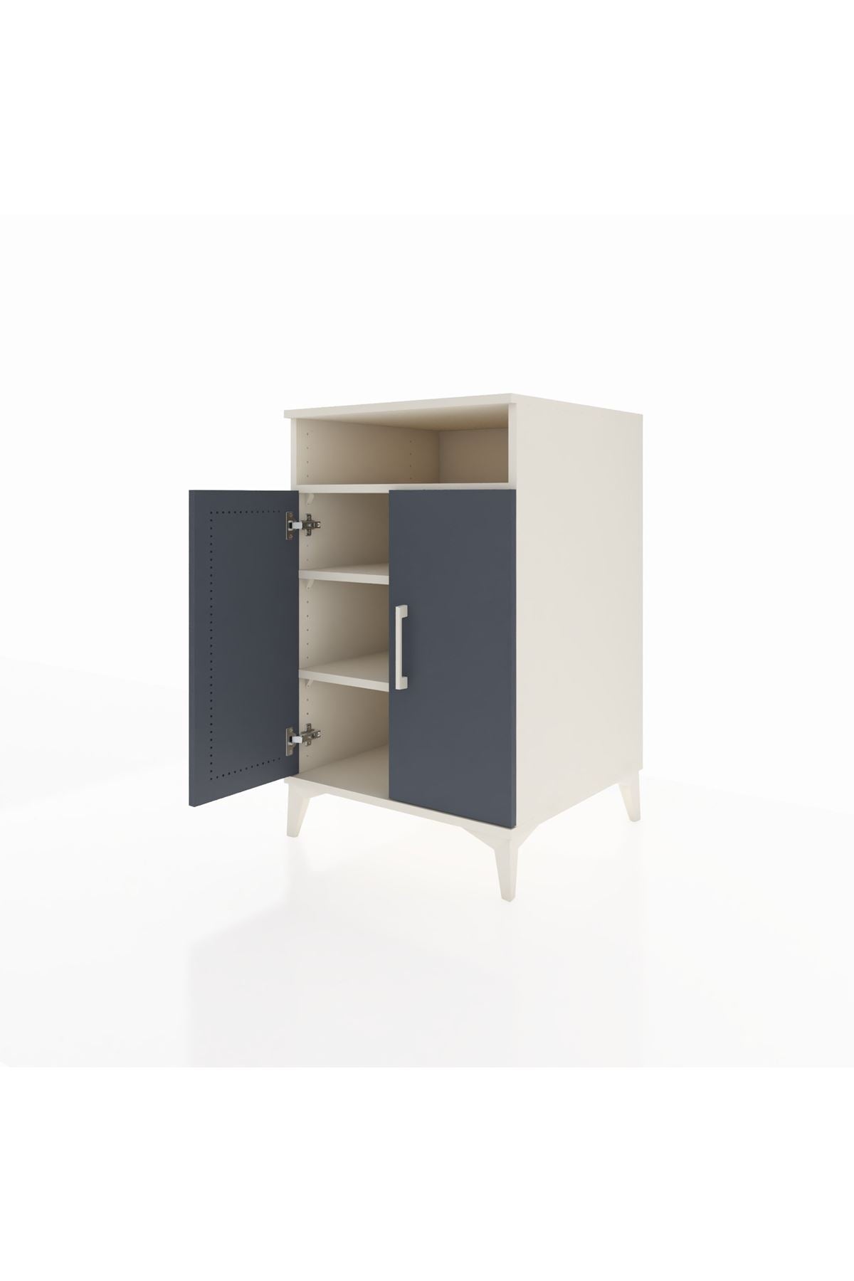 Kronos Komodin 3 Raflı 2 Kapaklı 60x59x96 - S80M043V2C
