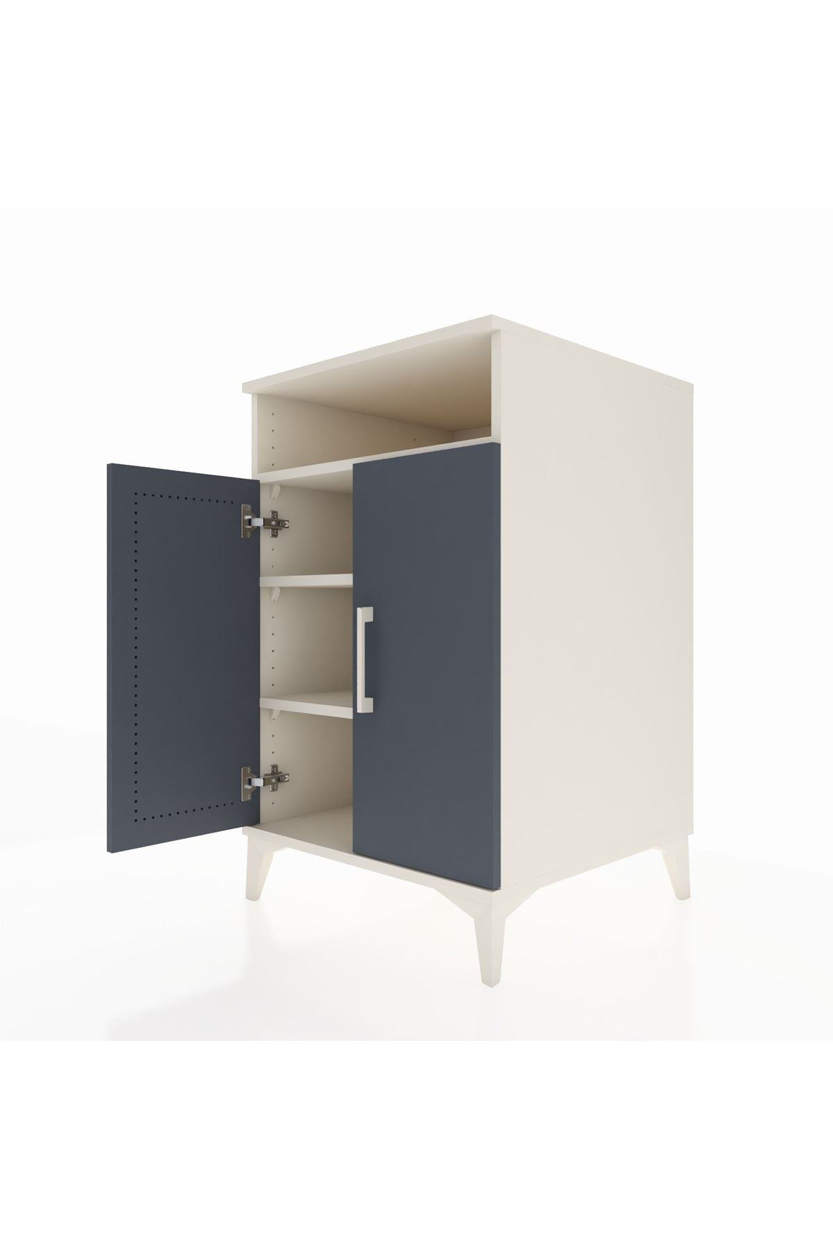 Kronos Komodin 3 Raflı 2 Kapaklı 60x59x96 - S80M043V2C