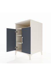 Kronos Komodin 3 Raflı 2 Kapaklı 60x59x96 - S80M043V2C
