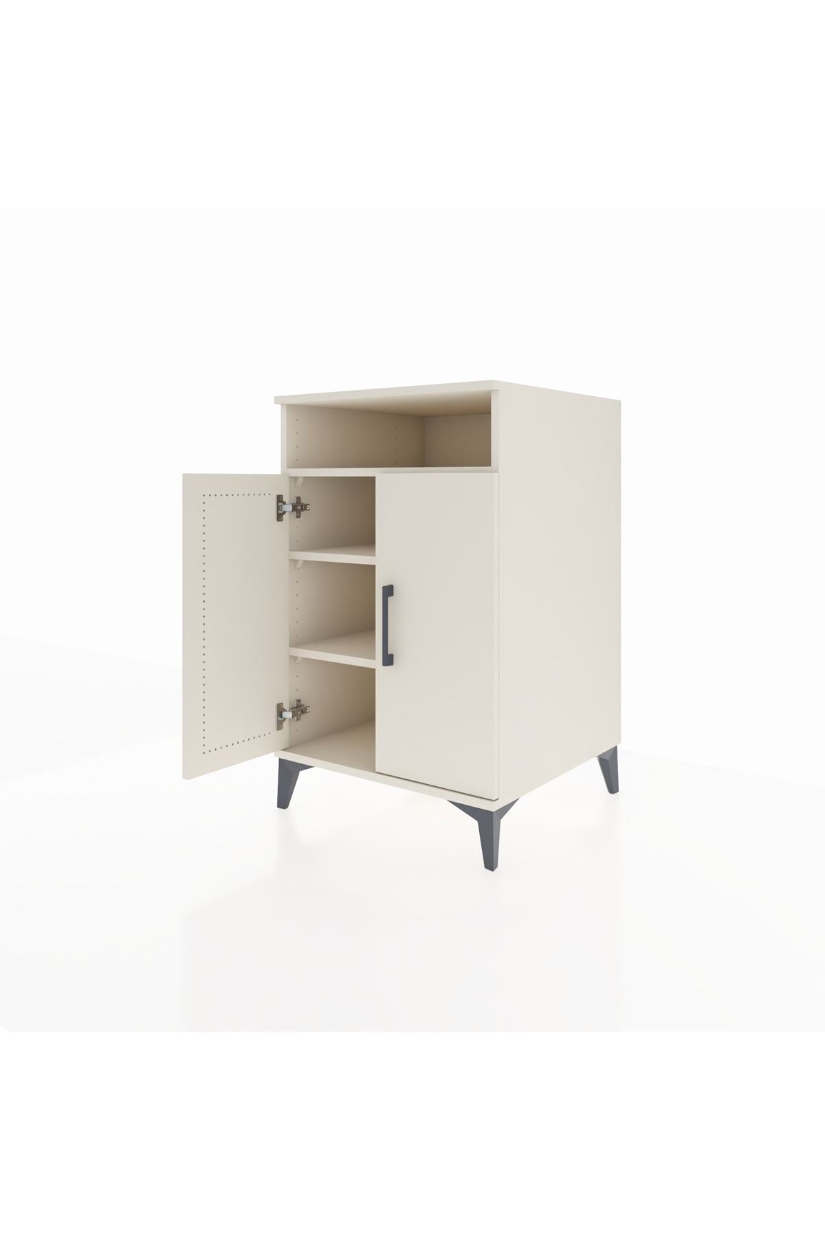 Kronos Komodin 3 Raflı 2 Kapaklı 60x59x96 - S80M043V1C