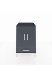 Kronos Komodin 3 Raflı Tek Çekmeceli 2 Kapaklı 60x59x96 - S80M041V5C