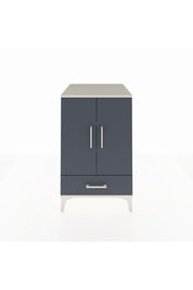 Kronos Komodin 3 Raflı Tek Çekmeceli 2 Kapaklı 60x59x96 - S80M041V2C