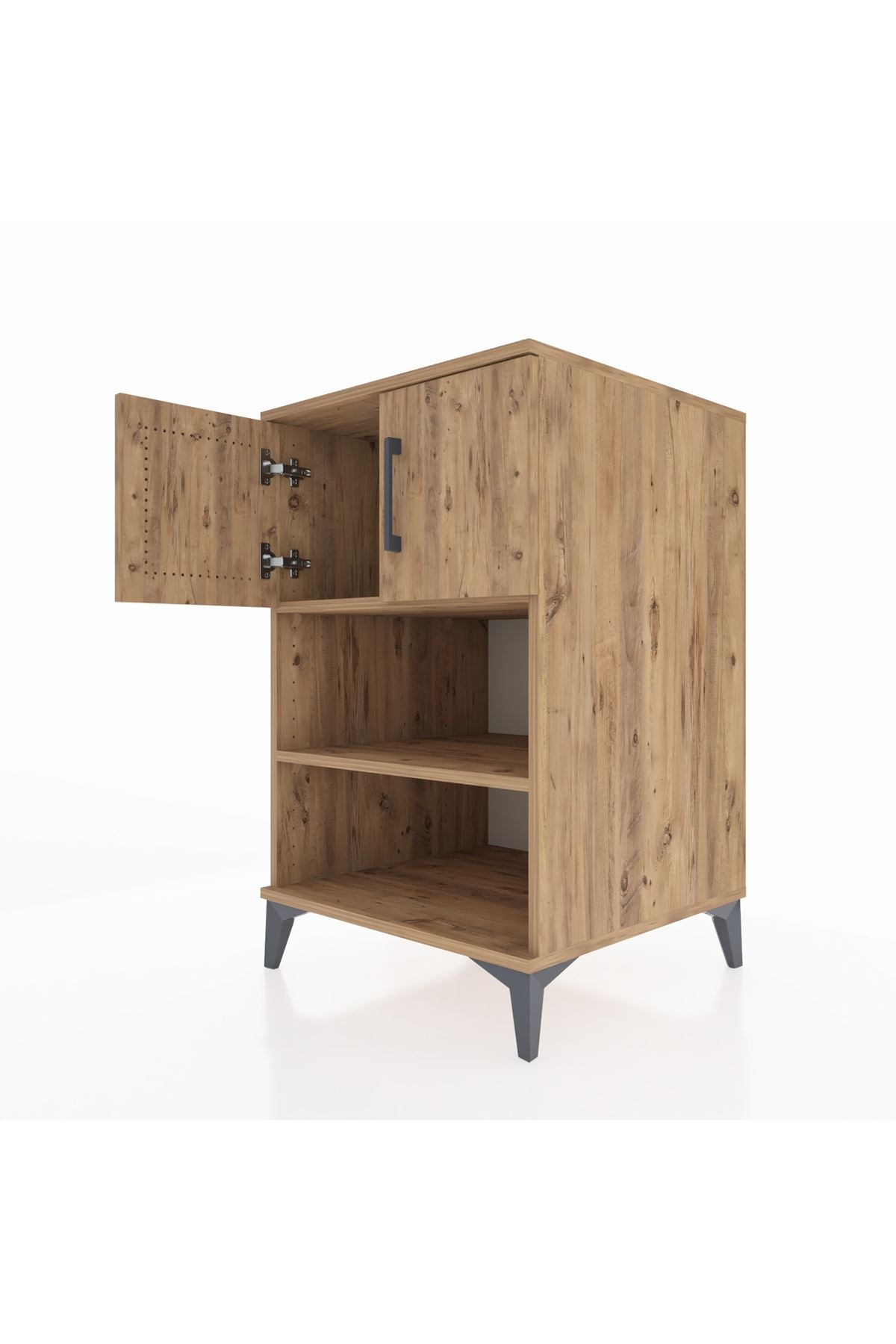 Kronos Komodin 2 Raflı 2 Kapaklı 60x59x96 - S80M040V9C