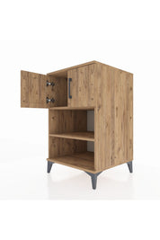 Kronos Komodin 2 Raflı 2 Kapaklı 60x59x96 - S80M040V9C