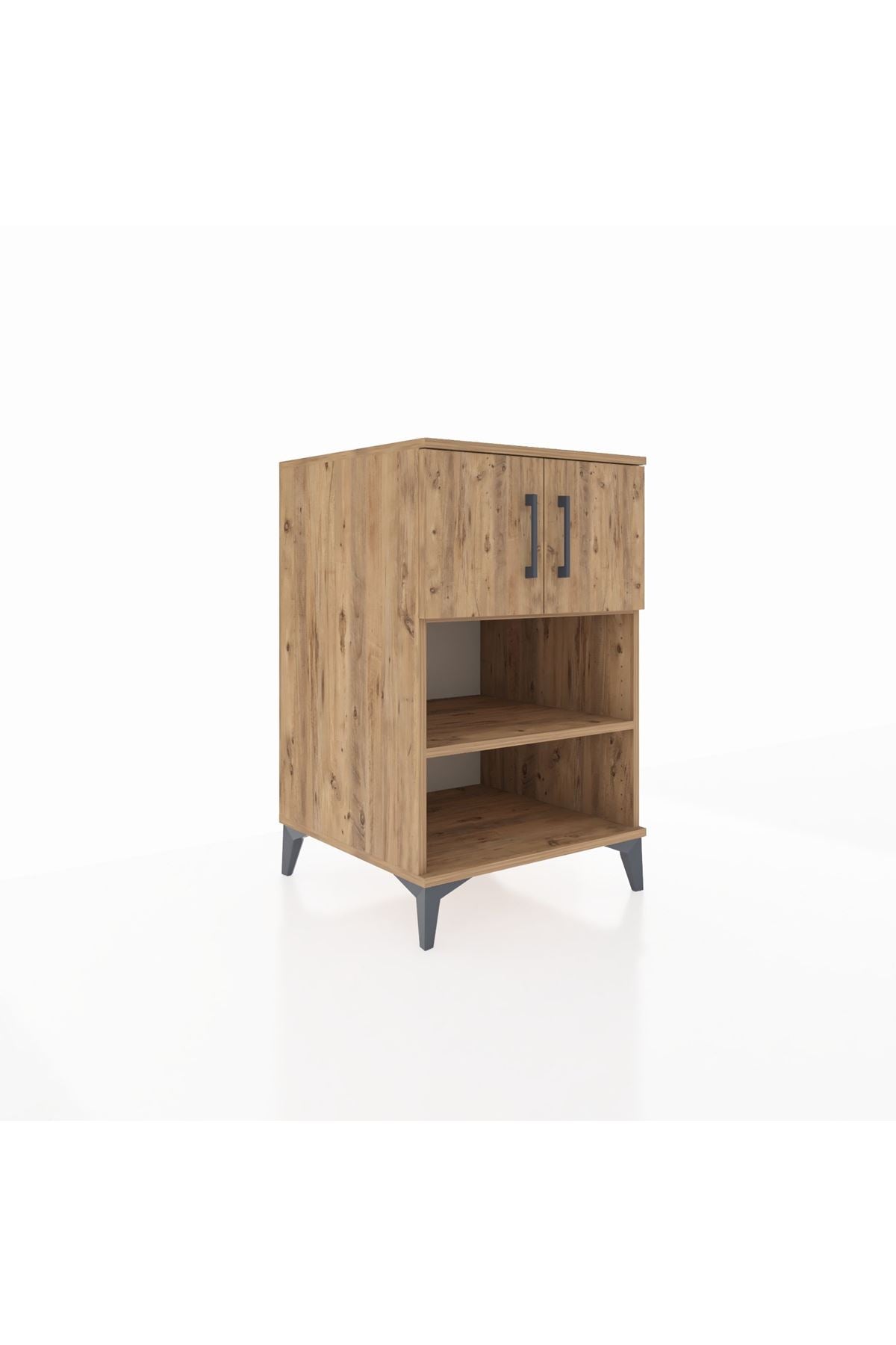 Kronos Komodin 2 Raflı 2 Kapaklı 60x59x96 - S80M040V9C