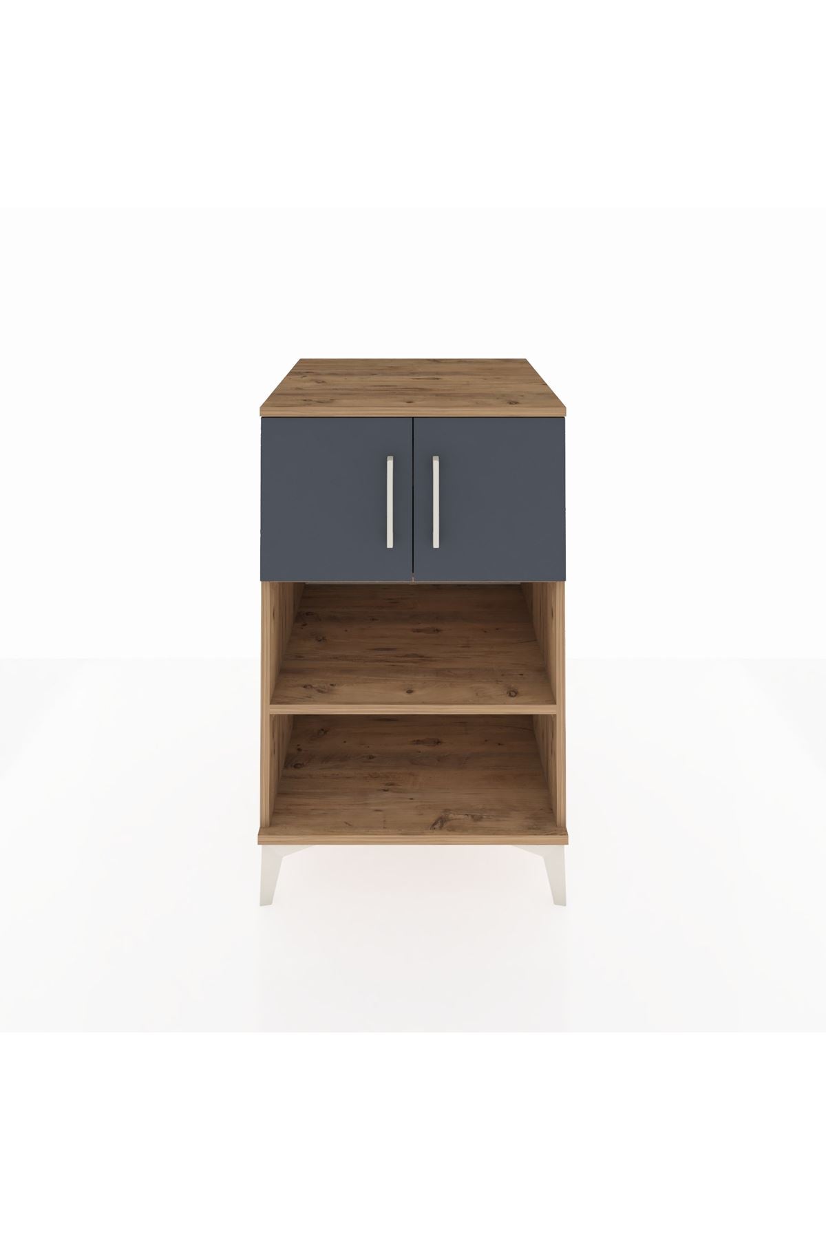 Kronos Komodin 2 Raflı 2 Kapaklı 60x59x96 - S80M040V8C