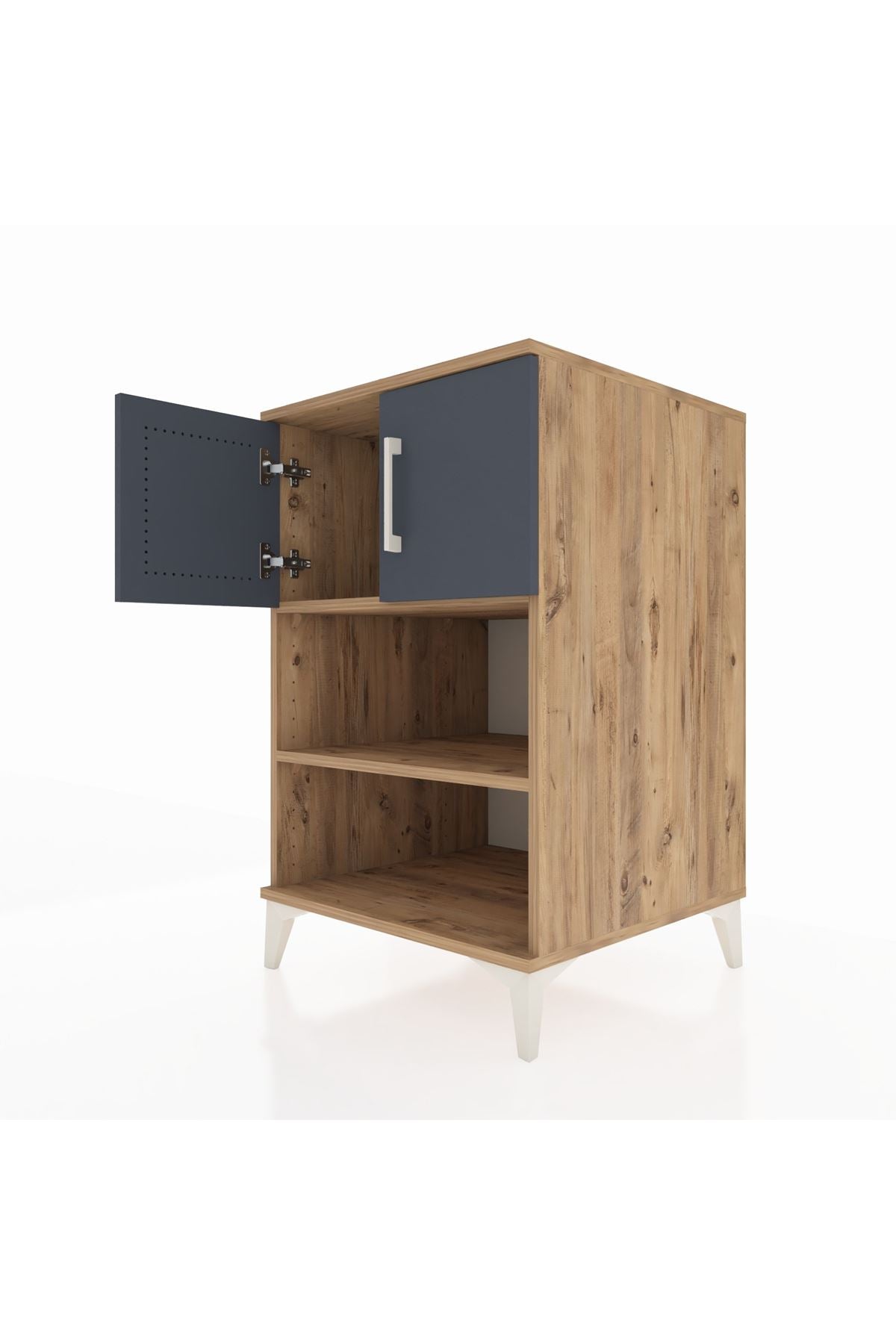 Kronos Komodin 2 Raflı 2 Kapaklı 60x59x96 - S80M040V8C