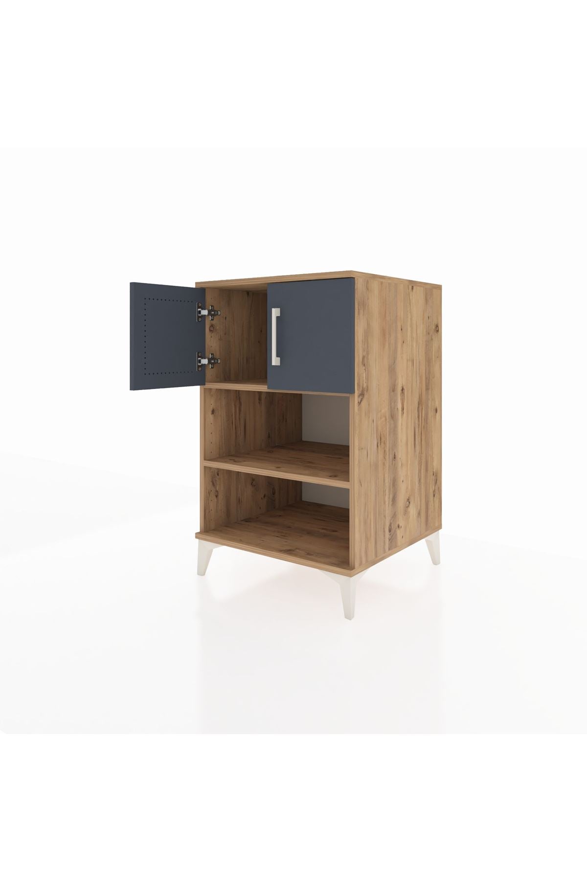 Kronos Komodin 2 Raflı 2 Kapaklı 60x59x96 - S80M040V8C