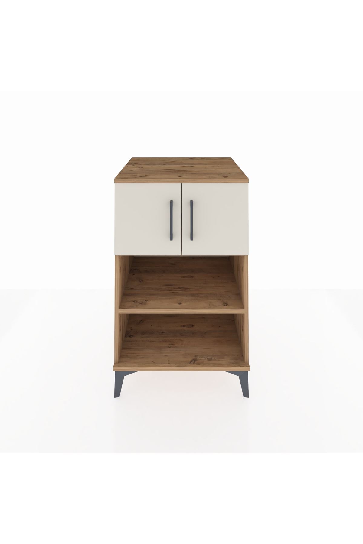Kronos Komodin 2 Raflı 2 Kapaklı 60x59x96 - S80M040V7C