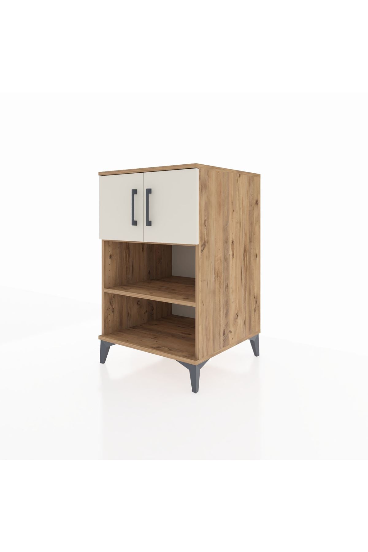 Kronos Komodin 2 Raflı 2 Kapaklı 60x59x96 - S80M040V7C