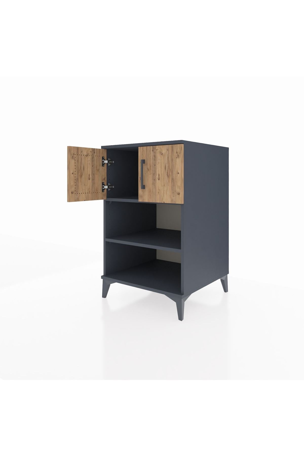 Kronos Komodin 2 Raflı 2 Kapaklı 60x59x96 - S80M040V6C