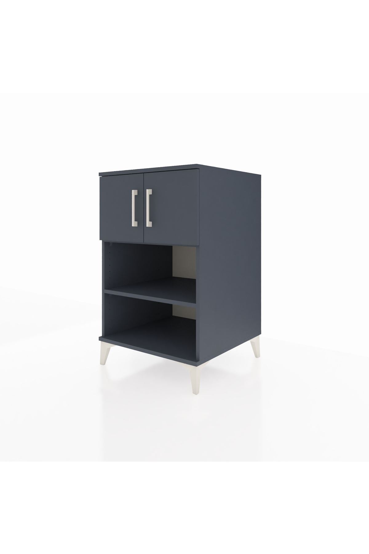 Kronos Komodin 2 Raflı 2 Kapaklı 60x59x96 - S80M040V5C