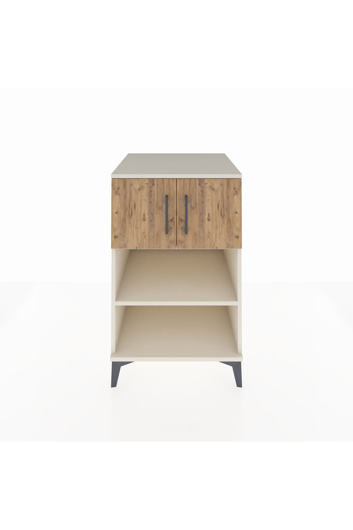 Kronos Komodin 2 Raflı 2 Kapaklı 60x59x96 - S80M040V3C