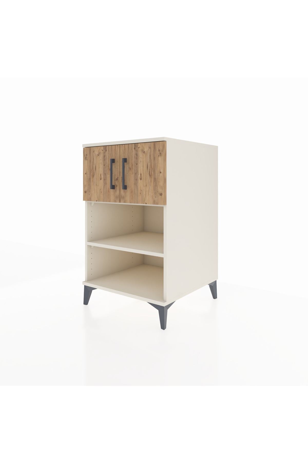 Kronos Komodin 2 Raflı 2 Kapaklı 60x59x96 - S80M040V3C
