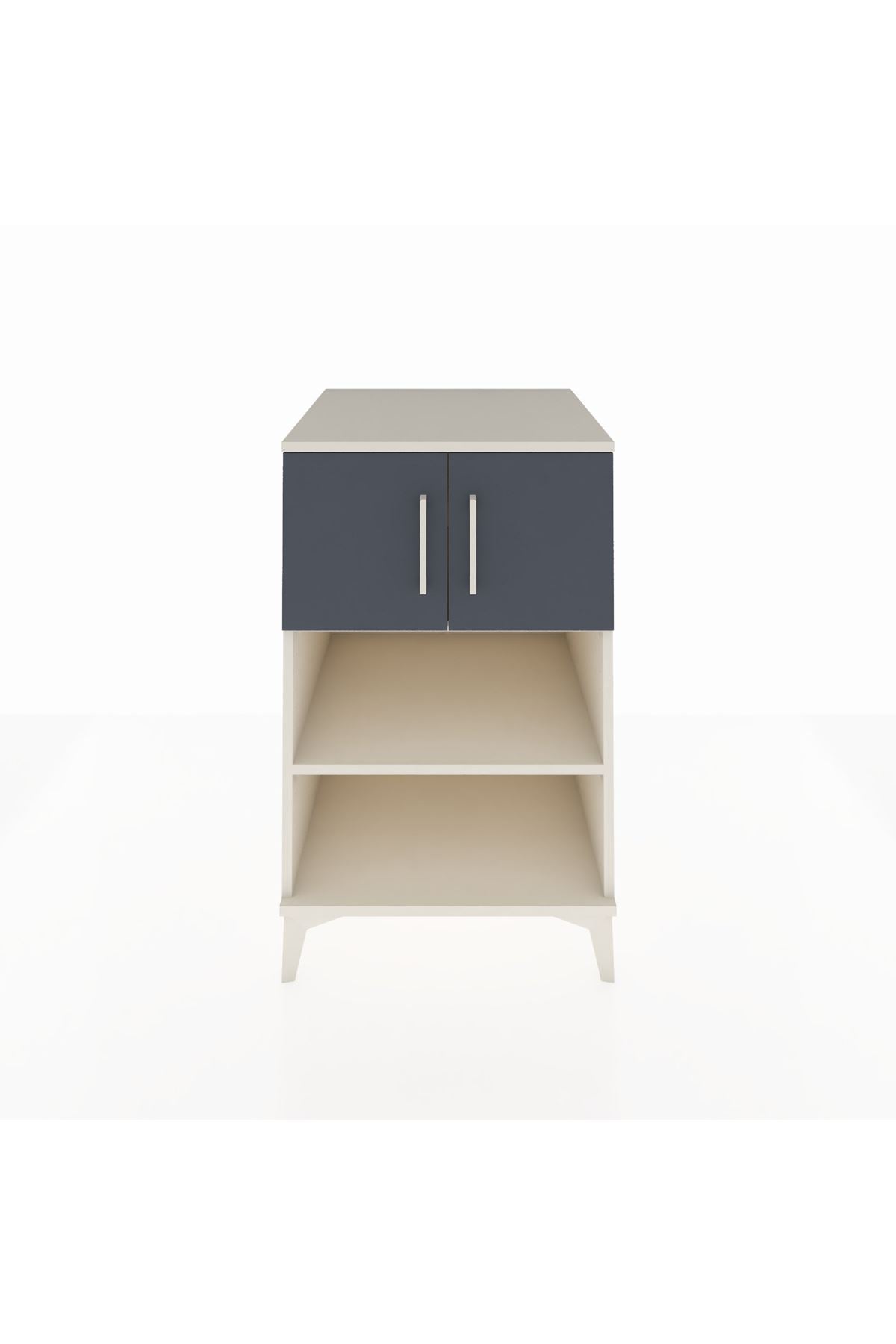 Kronos Komodin 2 Raflı 2 Kapaklı 60x59x96 - S80M040V2C