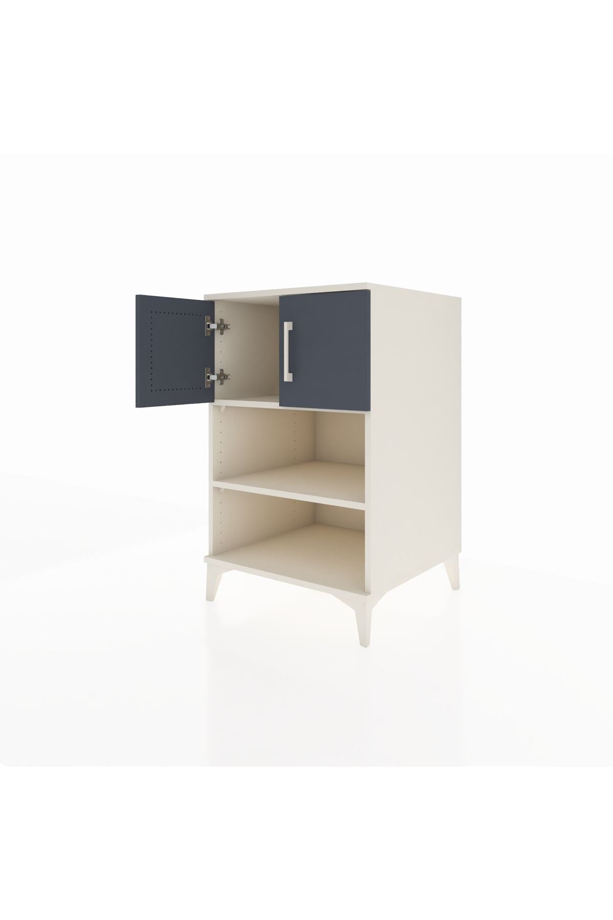 Kronos Komodin 2 Raflı 2 Kapaklı 60x59x96 - S80M040V2C