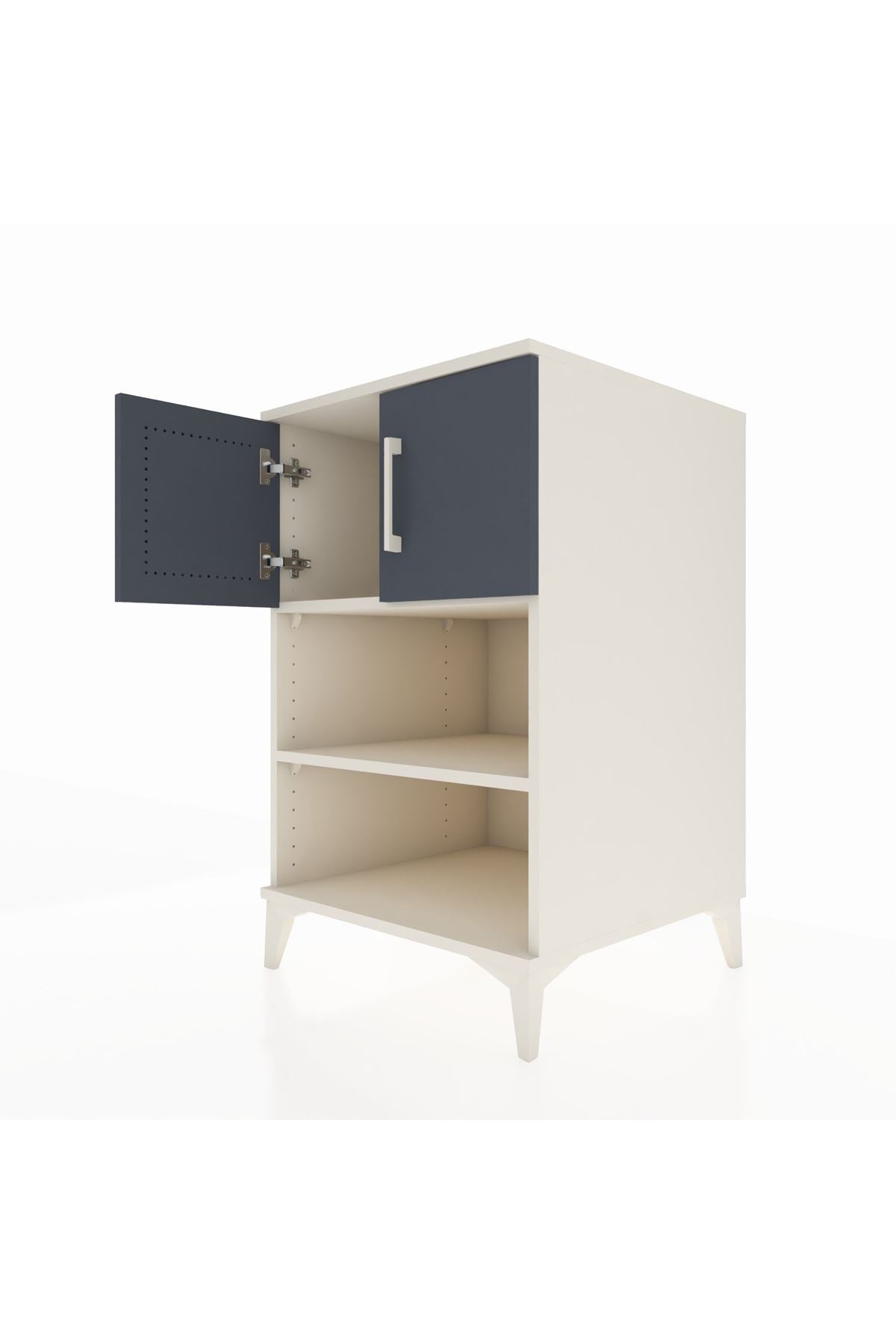 Kronos Komodin 2 Raflı 2 Kapaklı 60x59x96 - S80M040V2C