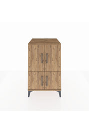 Kronos Komodin 2 Raflı 4 Kapaklı 60x59x96 - S80M039V9C
