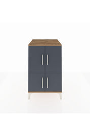 Kronos Komodin 2 Raflı 4 Kapaklı 60x59x96 - S80M039V8C