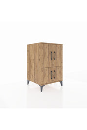 Kronos Komodin 2 Raflı 4 Kapaklı 60x59x96 - S80M039V9C