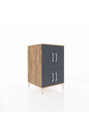 Kronos Komodin 2 Raflı 4 Kapaklı 60x59x96 - S80M039V8C