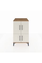 Kronos Komodin 2 Raflı 4 Kapaklı 60x59x96 - S80M039V7C