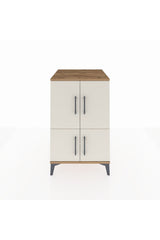 Kronos Komodin 2 Raflı 4 Kapaklı 60x59x96
