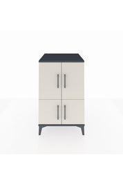 Kronos Komodin 2 Raflı 4 Kapaklı 60x59x96 - S80M039V4C
