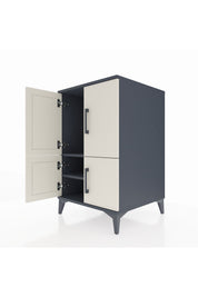 Kronos Komodin 2 Raflı 4 Kapaklı 60x59x96 - S80M039V4C