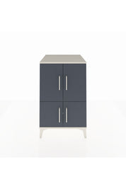 Kronos Komodin 2 Raflı 4 Kapaklı 60x59x96 - S80M039V2C