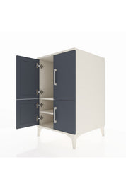 Kronos Komodin 2 Raflı 4 Kapaklı 60x59x96 - S80M039V2C