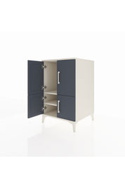 Kronos Komodin 2 Raflı 4 Kapaklı 60x59x96 - S80M039V2C