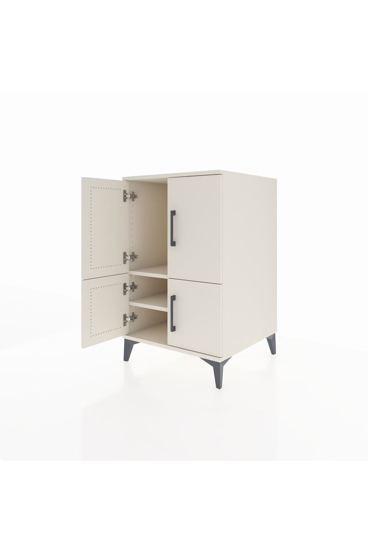 Kronos Komodin 2 Raflı 4 Kapaklı 60x59x96 - S80M039V1C