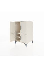 Kronos Komodin 2 Raflı 4 Kapaklı 60x59x96 - S80M039V1C