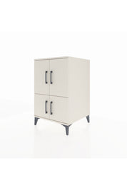 Kronos Komodin 2 Raflı 4 Kapaklı 60x59x96 - S80M039V1C