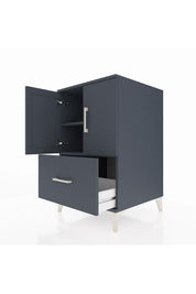 Kronos Komodin 2 Raflı Tek Çekmeceli 2 Kapaklı 60x59x96 - S80M038V5C
