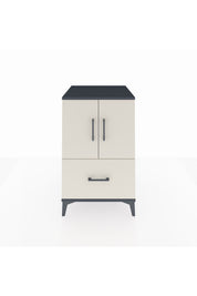Kronos Komodin 2 Raflı Tek Çekmeceli 2 Kapaklı 60x59x96 - S80M038V4C