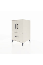 Kronos Komodin 2 Raflı Tek Çekmeceli 2 Kapaklı 60x59x96 - S80M038V1C