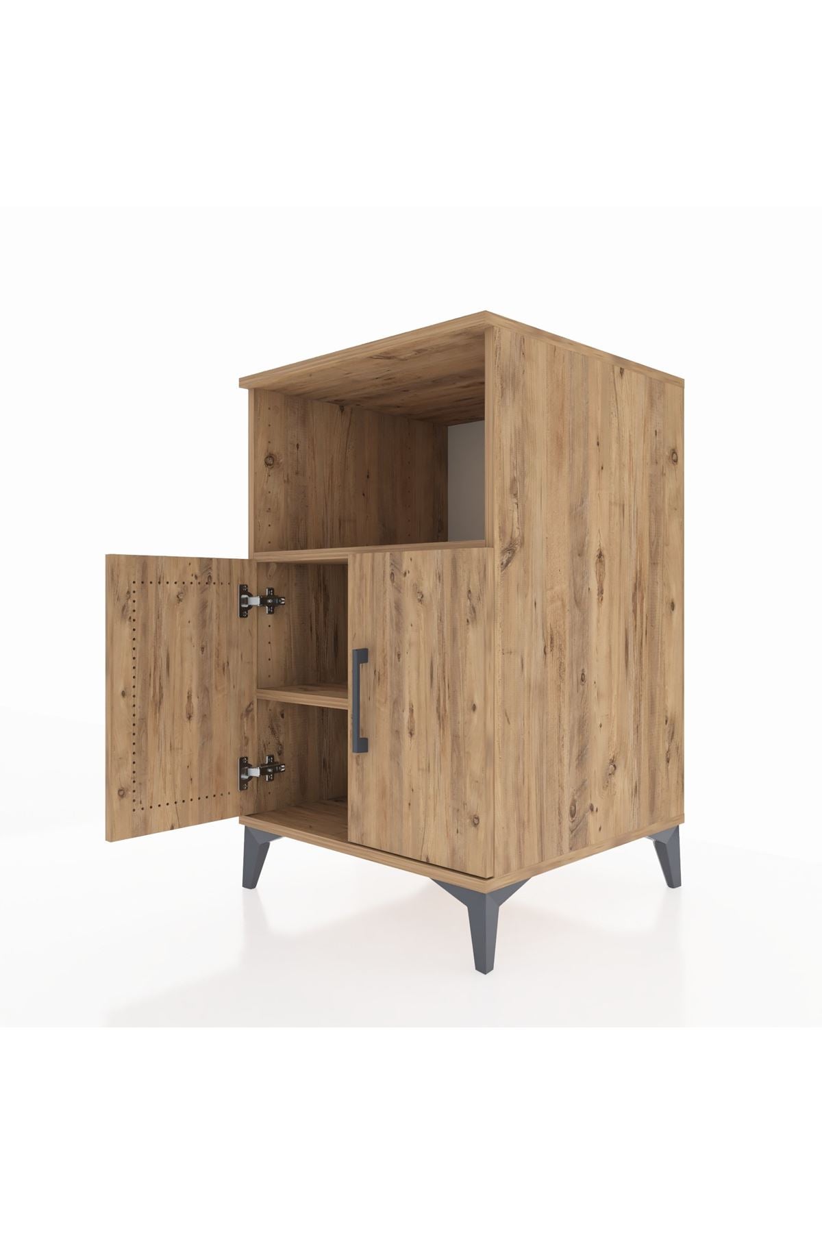 Kronos Komodin 2 Raflı 2 Kapaklı 60x59x96 - S80M036V9C