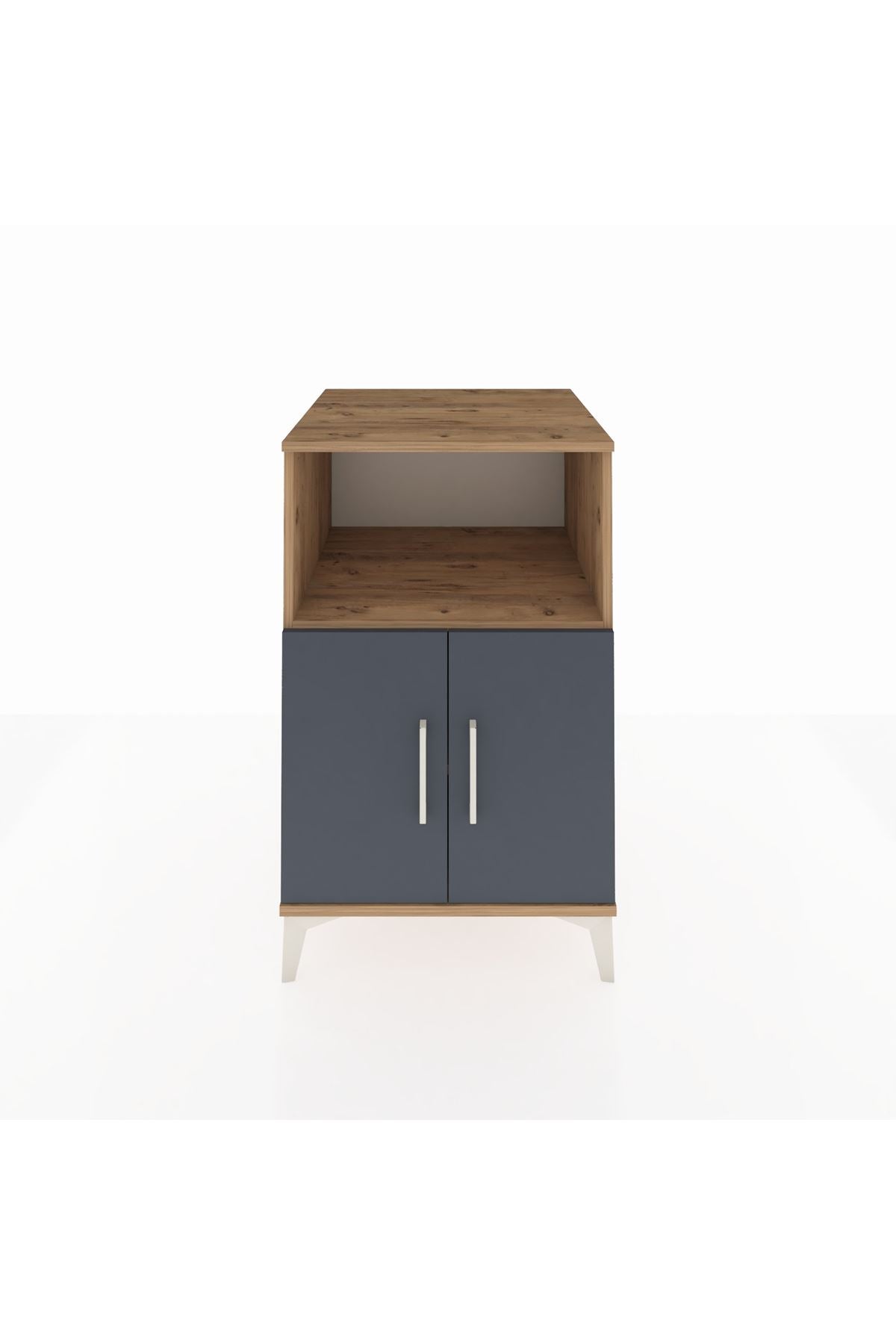 Kronos Komodin 2 Raflı 2 Kapaklı 60x59x96 - S80M036V8C