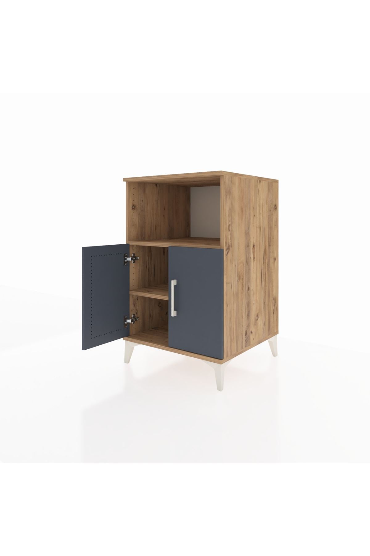 Kronos Komodin 2 Raflı 2 Kapaklı 60x59x96 - S80M036V8C